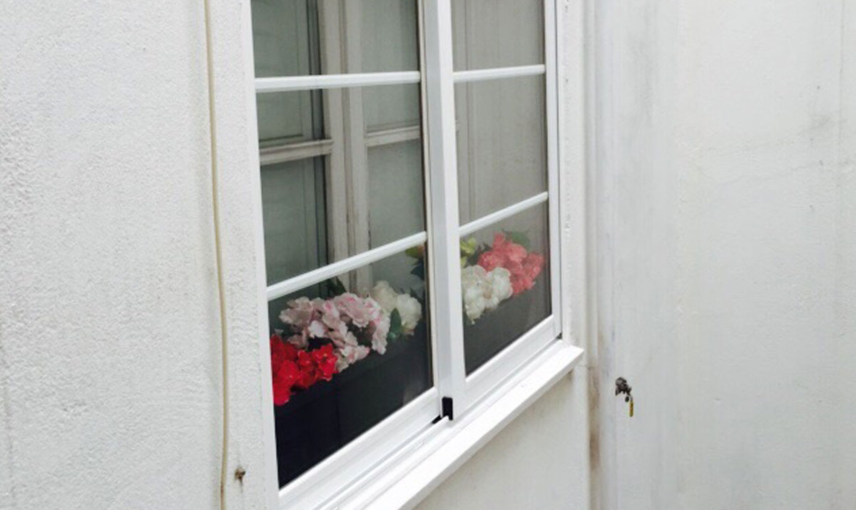 Ventana Aluminio con palillería