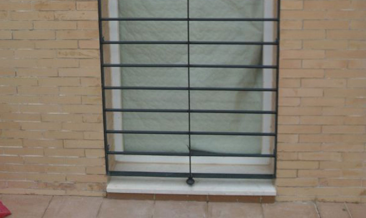 Rejas de barrotes